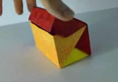 เทคนิคการพับกล่องแบบมีฝา จากกระดาษไว้สอนนักเรียนครับ