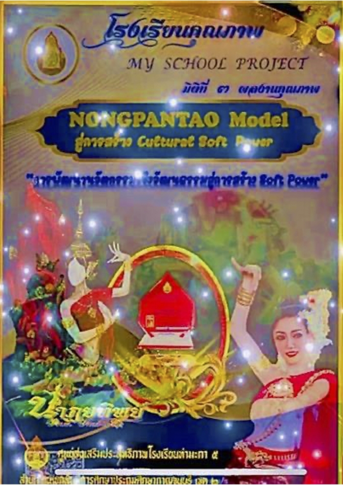 NONGPANTAO Model สู่การสร้าง Cultural Soft Power "การพัฒนานวัตกรรมเชิงวัฒธรรมสู่การสร้าง Soft Power" : โรงเรียนวัดหนองพันท้าว (พรประชาวิทยาคาร)