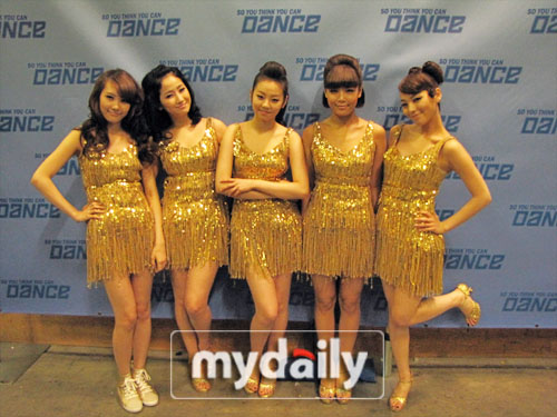 "Wonder Girls" ขึ้นแสดงในรายการสุดฮิต "So You Think You Can Dance"