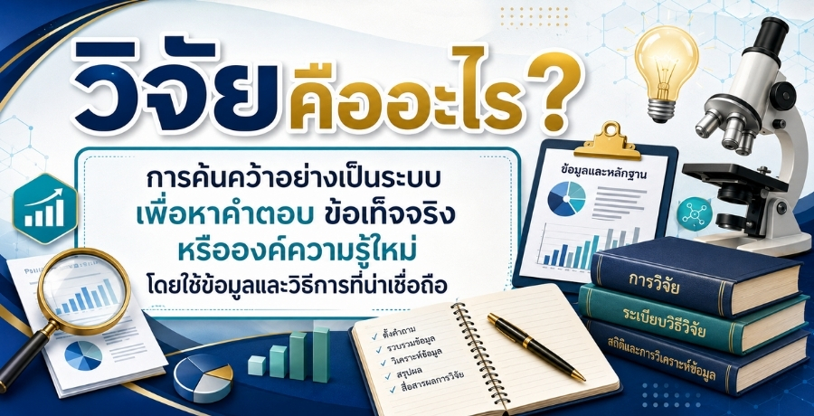วิจัยคืออะไร วิจัยคืออะไร