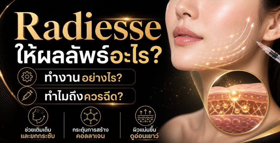 Radiesse ให้ผลลัพธ์อะไร? ทำงานอย่างไร? ทำไมถึงควรฉีด?