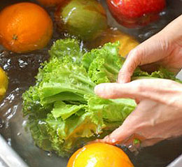 ล้างผักผลไม้สะอาดปลอดโรค